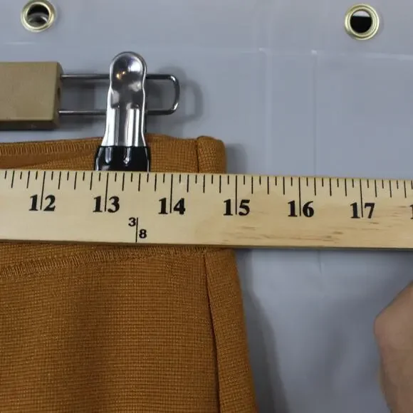 Maeve Mustard Wide Leg Pants - Picture 5 of 12